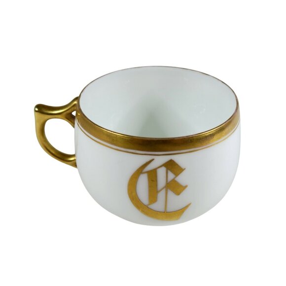 1920s Rosenthal Selb Bavaria Monogrammed Teacup Vintage German Porcelain - Picture 6 of 6